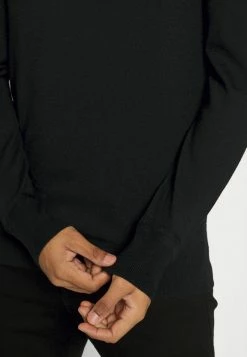 Scotch & Soda LIGHTWEIGHT MOCK NECK CONTAINS ORGANIC - Sweatshirt - Black -Scotch & Soda Soldes 838b6abf1fb340aab1f4e185daed0e76