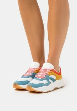 Scotch & Soda CELEST - Baskets Basses - Blue/ochre/multicolor