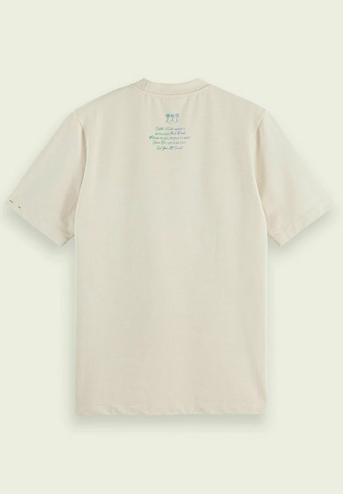 Scotch & Soda WASHED - T-shirt Imprimé - White Sand 7 Scotch & Soda WASHED - T-shirt Imprimé - White Sand – Image 7