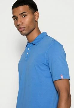 Scotch & Soda GARMENT DYED - Polo - Blue -Scotch & Soda Soldes 8421c96d83e2406785c56e457325bfbc