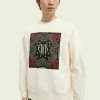 Scotch & Soda GRAPHIC - Sweatshirt - Ecru