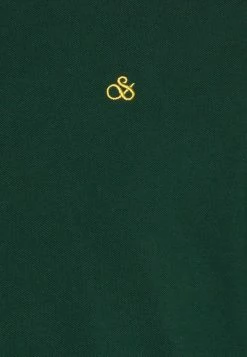 Scotch & Soda ORGANIC GARMENT DYE POLO - Polo - Bottle Green -Scotch & Soda Soldes 85465be83cfc48cbaa4f4403d05b7e08