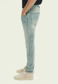 Scotch & Soda Jean Slim - Golden Blauw -Scotch & Soda Soldes 85c7838c438a4c6c80edb53c6357124f