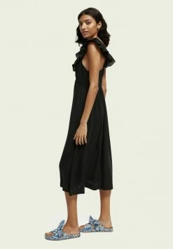 Scotch & Soda Robe De Jour - Black -Scotch & Soda Soldes 85f4d08fd58c4d3ca29db4dc6d48b0c0