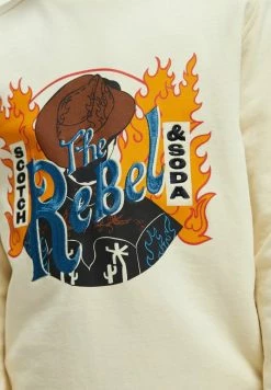 Scotch & Soda Sweatshirt - Ecru -Scotch & Soda Soldes 85f61be9fe734977a20b9af380bcccf7