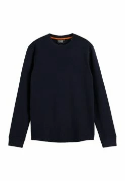 Scotch & Soda LONG SLEEVE - T-shirt à Manches Longues - Night -Scotch & Soda Soldes 86198f30d5c543f4955c76d32fea7ba4