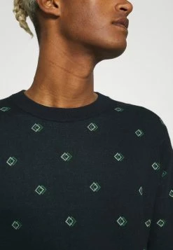 Scotch & Soda CREWNECK PULL WITH ALL OVER - Pullover - Dark Blue/multicoloured -Scotch & Soda Soldes 8660f2763804411885eb114e7d1f875e