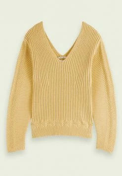 Scotch & Soda Pullover - Straw -Scotch & Soda Soldes 8679434f123d47578f9cf2dcf5142077