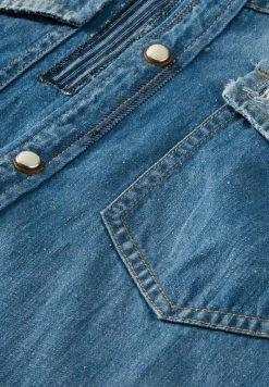 Scotch & Soda WESTERN - Chemise - Indigo -Scotch & Soda Soldes 86a9161431f34f32a53b1bf34f198075