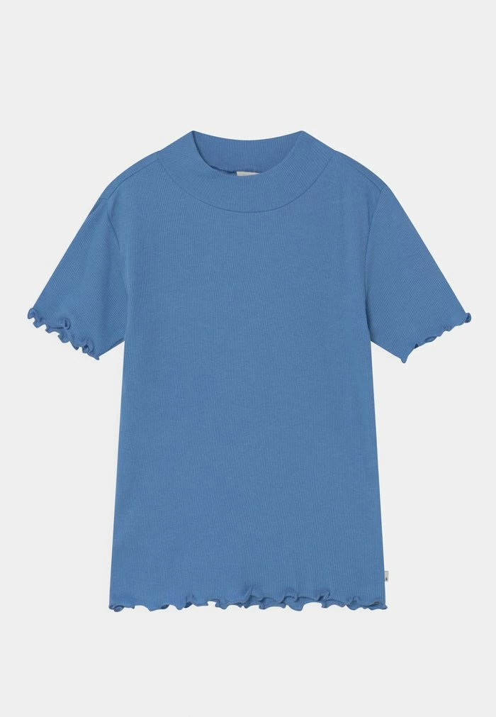 Scotch & Soda FITTED HIGH-NECK - T-shirt Basique - Quilt Blue 1 Scotch & Soda FITTED HIGH-NECK - T-shirt Basique - Quilt Blue