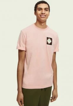 Scotch & Soda GRAPHIC - T-shirt Imprimé - Cadillac Pink