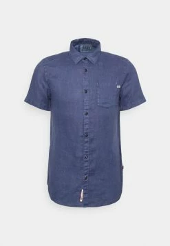 Scotch & Soda GARMENT SHORT SLEEVE - Chemise - Navy