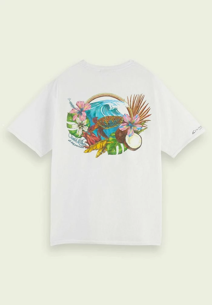 Scotch & Soda RELAXED FIT - T-shirt Imprimé - White 5 Scotch & Soda RELAXED FIT - T-shirt Imprimé - White – Image 5