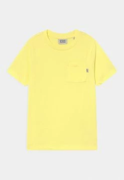 Scotch & Soda REGULAR FIT CHEST POCKET - T-shirt Basique - Yellow Lights