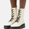 Scotch & Soda AUBRI - Bottines à Plateau - Offwhite