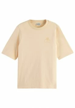Scotch & Soda RELAXE FIT - T-shirt Imprimé - Peach -Scotch & Soda Soldes 899a9f78c1194494b579889e03f6005d