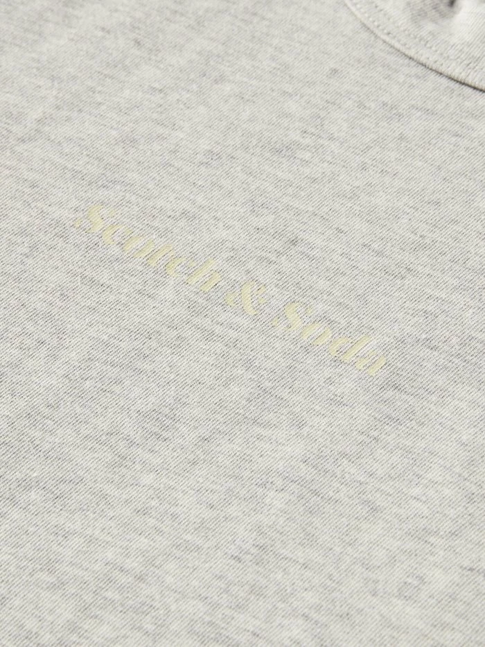 Scotch & Soda UNISEX GRAPHIC LOGO - T-shirt Basique - Grey Melange 7 Scotch & Soda UNISEX GRAPHIC LOGO - T-shirt Basique - Grey Melange – Image 7