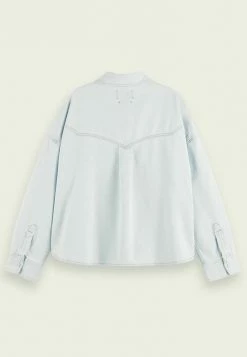 Scotch & Soda Veste En Jean - Bleached Indigo 13 Scotch & Soda Veste En Jean - Bleached Indigo -Scotch & Soda Soldes 8a9a0fc94e9642a5a8714abdcfd1b932