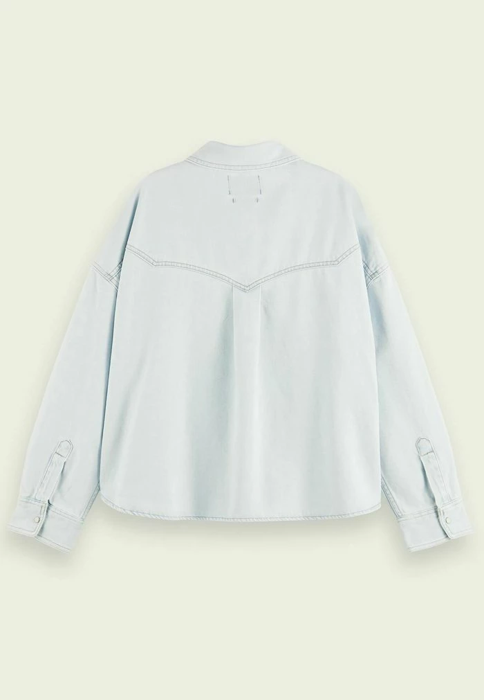 Scotch & Soda Veste En Jean - Bleached Indigo 7 Scotch & Soda Veste En Jean - Bleached Indigo – Image 7