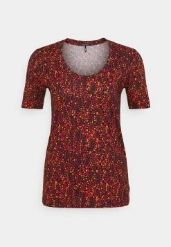 Scotch & Soda PRINTED SHORT SLEEVE TEE - T-shirt Imprimé - Red