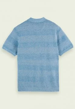 Scotch & Soda Polo - Blue Melange -Scotch & Soda Soldes 8b5a173b76b54e48ace653f6a39de77b