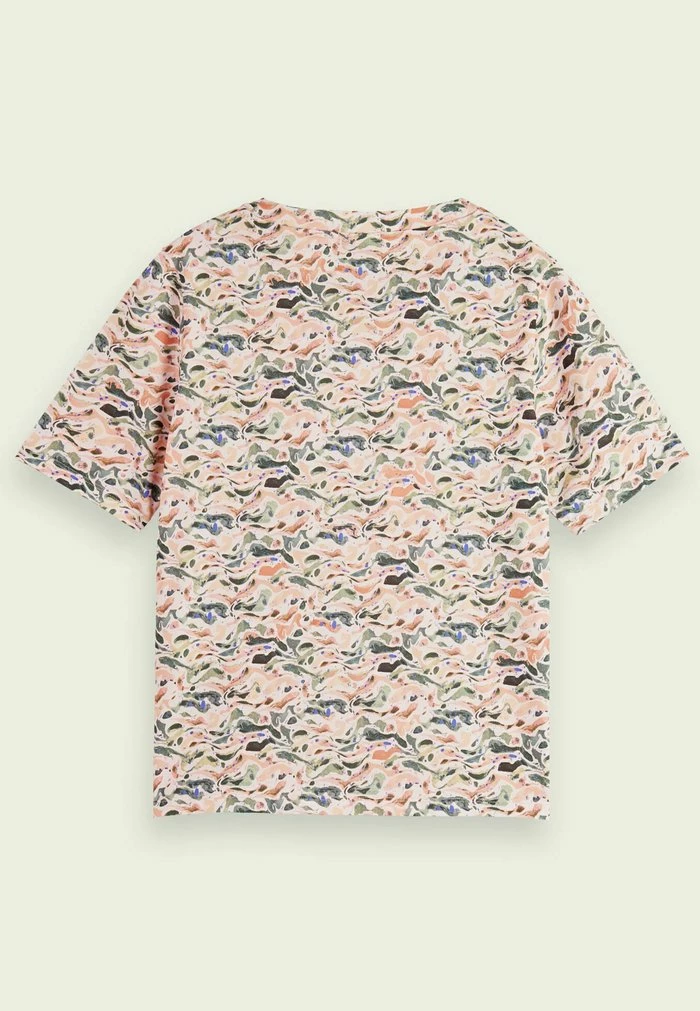 Scotch & Soda PRINTED ORGANIC - T-shirt Imprimé - Pink 5 Scotch & Soda PRINTED ORGANIC - T-shirt Imprimé - Pink – Image 5