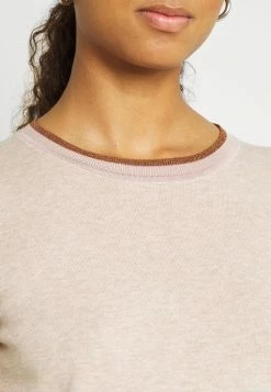 Scotch & Soda BASIC STRIPED - Pullover - Oatmeal Melange -Scotch & Soda Soldes 8c19e6765247434b99cef55c6c37bb93