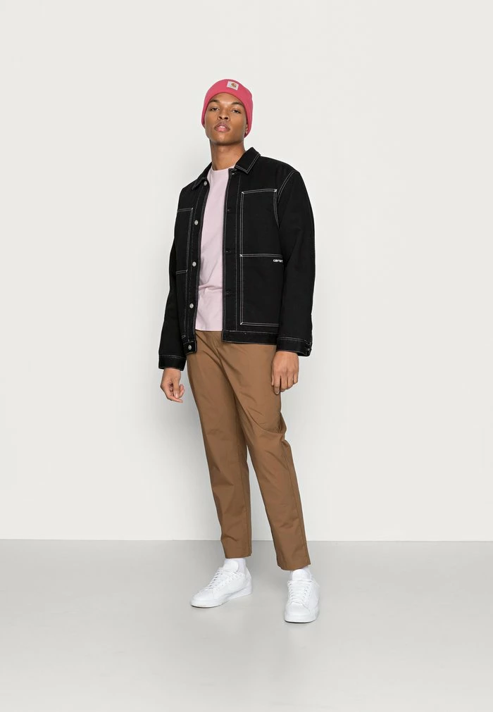 Scotch & Soda FAVE POPLIN REGULAR TAPERED FIT JOGGER - Pantalon Classique - Taupe 2 Scotch & Soda FAVE POPLIN REGULAR TAPERED FIT JOGGER - Pantalon Classique - Taupe – Image 2