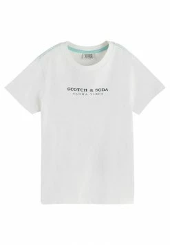 Scotch & Soda RELAXED FIT - T-shirt Imprimé - White