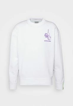 Scotch & Soda CREW NECK ARTWORK - Sweatshirt - White