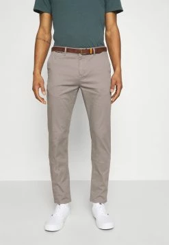 Scotch & Soda BELTED CHINO - Chino - Grey
