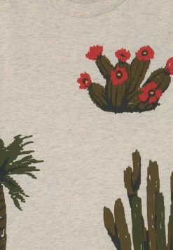 Scotch & Soda RELAXED-FIT PLACED ARTWORK - T-shirt Imprimé - Ecru Melange -Scotch & Soda Soldes 8d83b6d8755b4affa902244ecc6c1a33