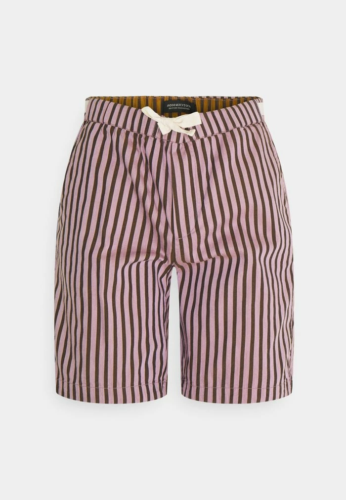Scotch & Soda FAVESTRIPED BEACH - Short De Bain - Dark Purple/off-white 1 Scotch & Soda FAVESTRIPED BEACH - Short De Bain - Dark Purple/off-white