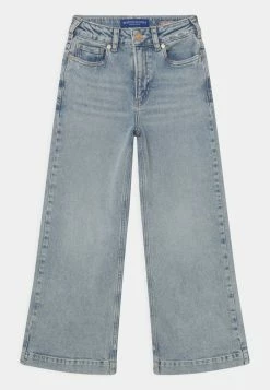 Scotch & Soda THE WAVE WIDE LEG - Jean Bootcut - Blue Splash