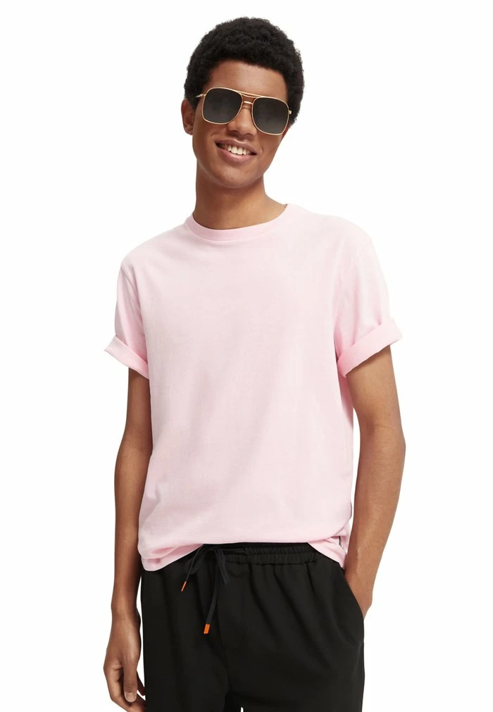 Scotch & Soda REGULAR FIT - T-shirt Imprimé - Pop Pink 4 Scotch & Soda REGULAR FIT - T-shirt Imprimé - Pop Pink – Image 4