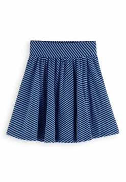 Scotch & Soda STRIPED - Jupe Plissée - Blue