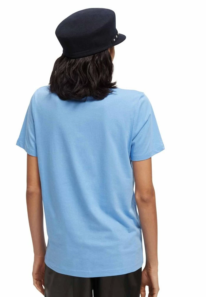 Scotch & Soda SHORT SLEEVED - T-shirt Imprimé - Quilt Blue 3 Scotch & Soda SHORT SLEEVED - T-shirt Imprimé - Quilt Blue – Image 3