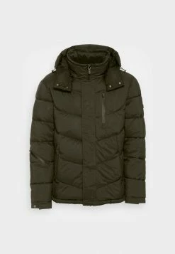 Scotch & Soda HOODED WATER REPELLENT PUFFER JACKET - Veste D'hiver - Utility Green -Scotch & Soda Soldes 8e9be9ac2ff443f6ae9ae9561d109a38