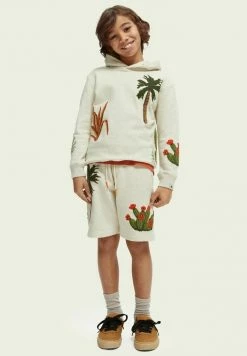 Scotch & Soda Sweat à Capuche - Ecru Melange