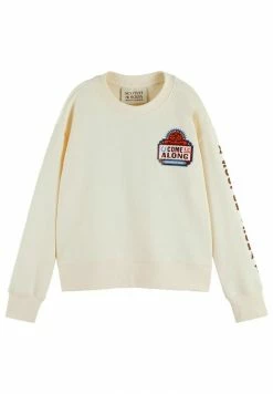 Scotch & Soda RELAXED-FIT - Sweatshirt - Off White