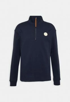 Scotch & Soda HALF ZIP TRACK - Sweatshirt - Night