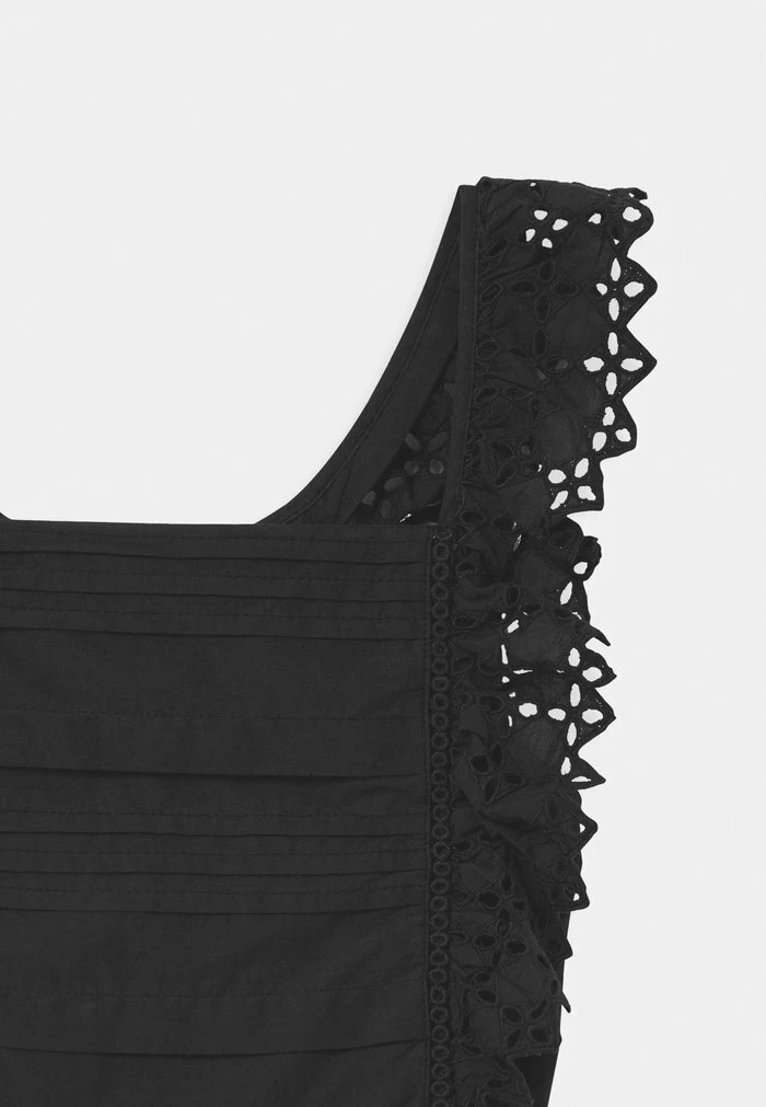 Scotch & Soda BRODERY ANGLAISE WITH OPEN BACK DETAIL - Robe De Jour - Black 3 Scotch & Soda BRODERY ANGLAISE WITH OPEN BACK DETAIL - Robe De Jour - Black – Image 3