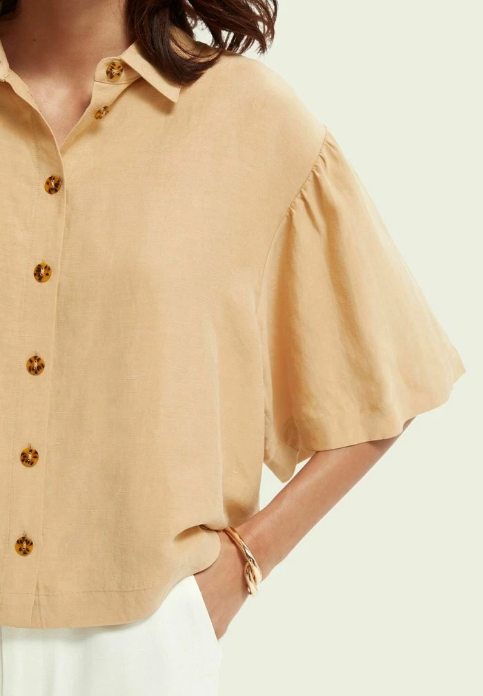 Scotch & Soda SHORTSLEEVED - Chemisier - Desert 4 Scotch & Soda SHORTSLEEVED - Chemisier - Desert – Image 4