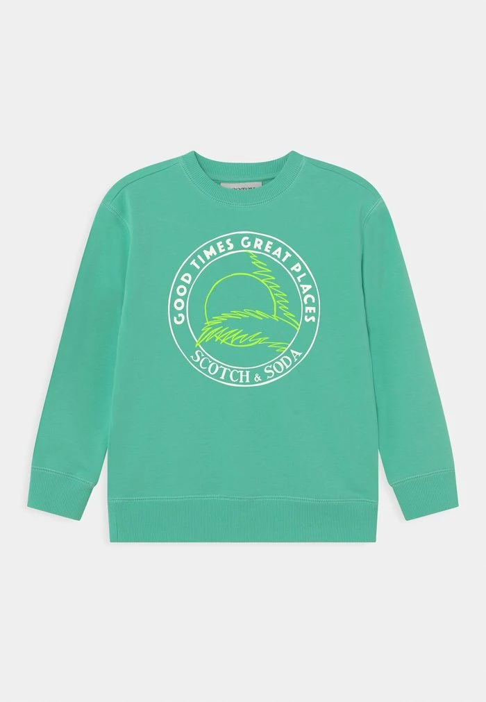 Scotch & Soda ARTWORK - Sweatshirt - Smash Mint 1 Scotch & Soda ARTWORK - Sweatshirt - Smash Mint
