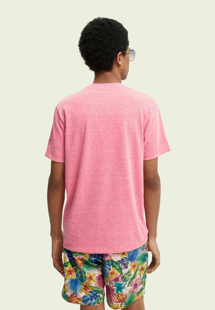 Scotch & Soda GRAPHIC - T-shirt Imprimé - Magenta Melange 3 Scotch & Soda GRAPHIC - T-shirt Imprimé - Magenta Melange – Image 3