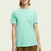Scotch & Soda GARMENT-DYED - T-shirt Basique - Smash Mint