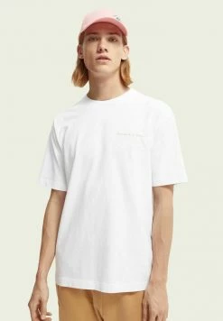 Scotch & Soda RELAXED - T-shirt Imprimé - White