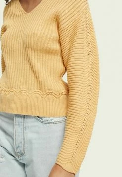 Scotch & Soda Pullover - Straw -Scotch & Soda Soldes 9307560a2f354f57a3ae1c115f91f710