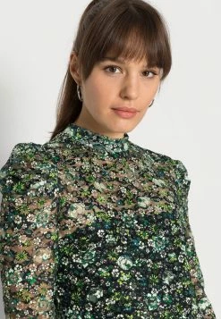 Scotch & Soda LACE LONG SLEEVED - T-shirt à Manches Longues - Combo -Scotch & Soda Soldes 9350e10bc4024086a5205626021dba44