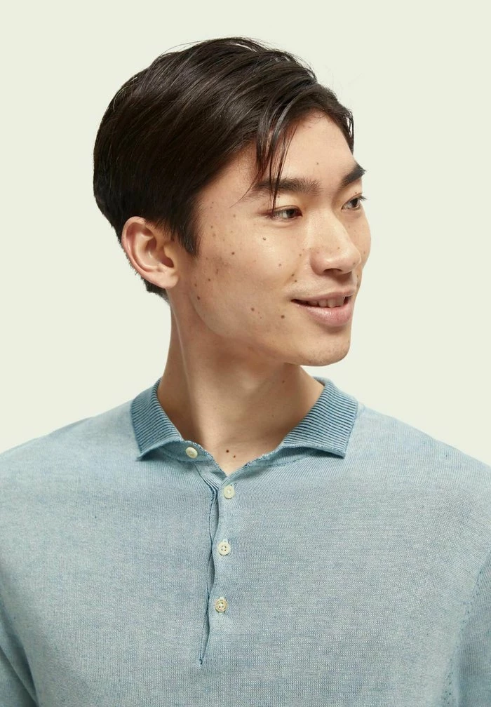 Scotch & Soda Polo - Midnight Muse Melange 6 Scotch & Soda Polo - Midnight Muse Melange – Image 6